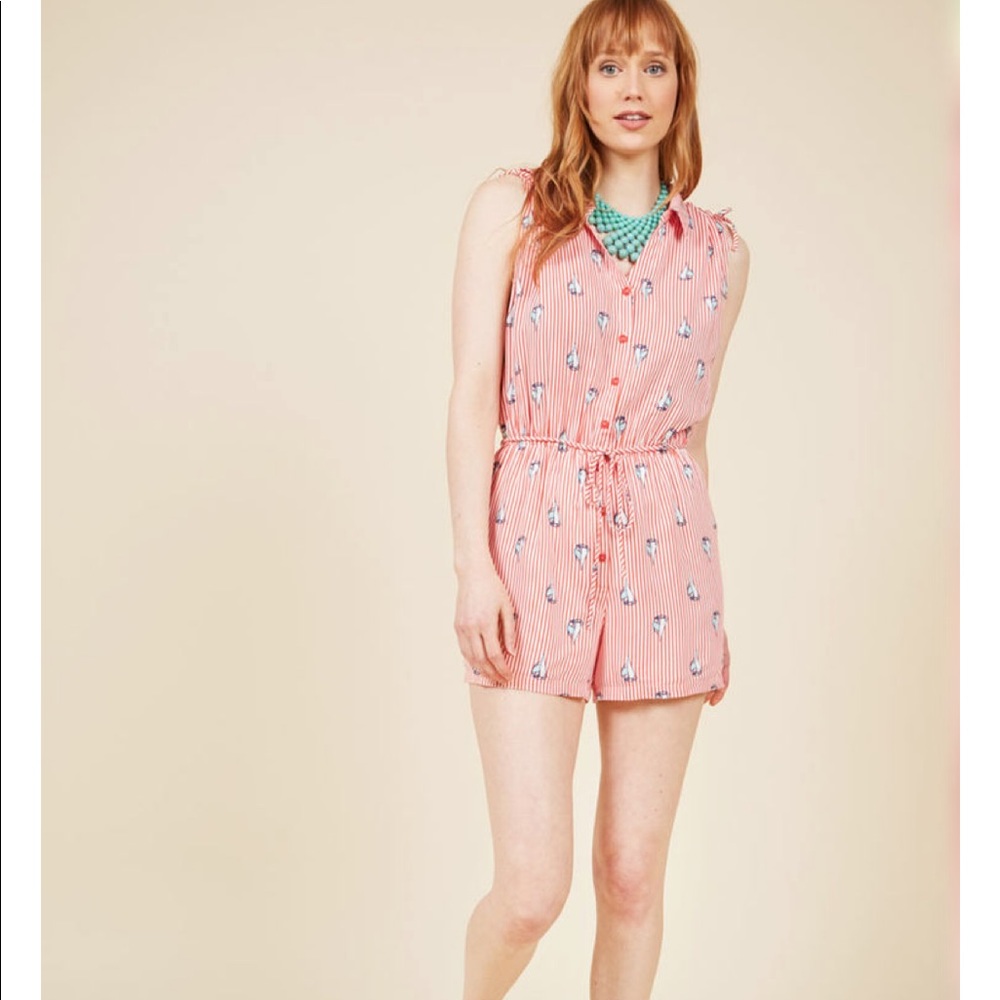 ModCloth Sailboat Romper